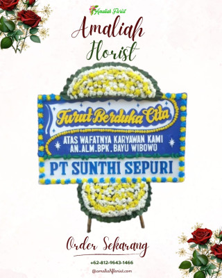 Papan Bunga Duka di 18 Ilir