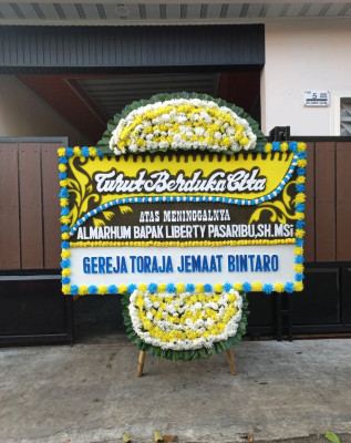 Papan Bunga Duka di 18 Ilir