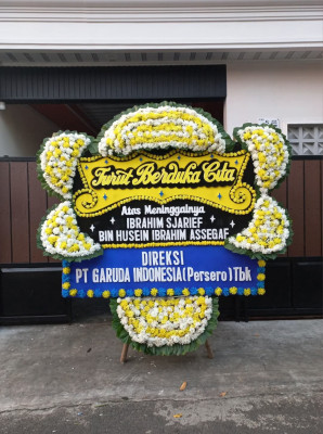 Papan Bunga Duka di 18 Ilir