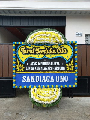 Papan Bunga Duka di 18 Ilir